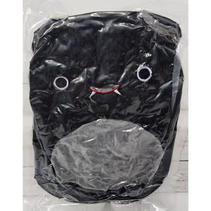 Marshmallow Plush Black Bat w/Gray Belly Stuffed Animal, New in Package by Zadin